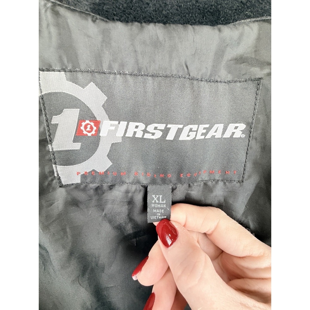 FirstGear Hypertex Armored Motorcycle Jacket Womens XL Mesh Zip Out Liner - Picture 10 of 16